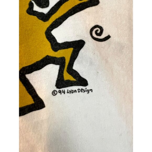 Vintage 90's Aruba Crewneck Short Sleeve TShirt XL Single Stitch - Picture 4 of 8